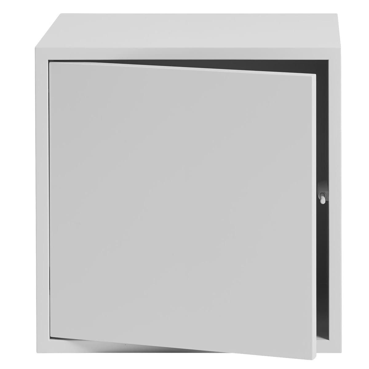 Muuto Stacked 2.0 Kast Met Deur Medium Grijs