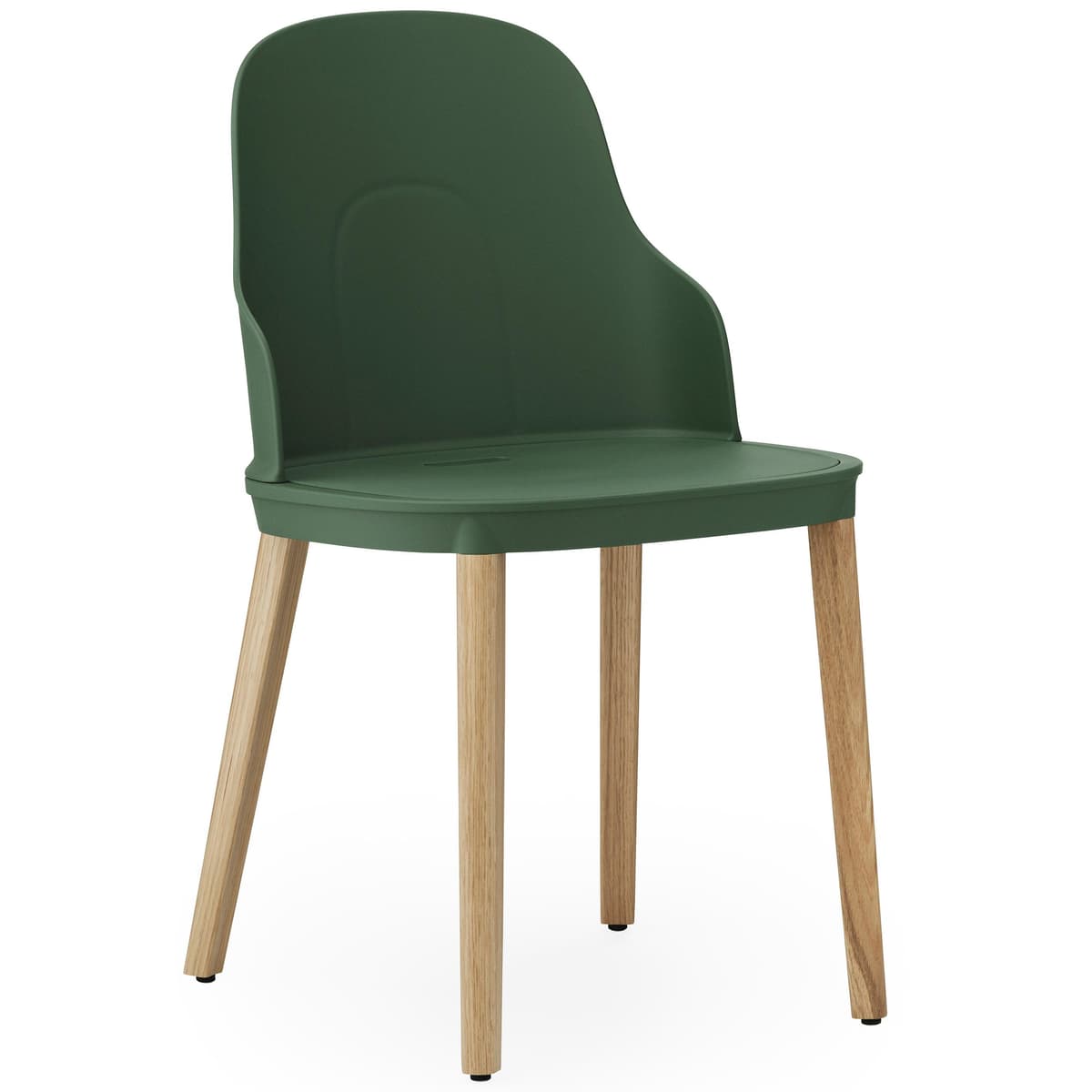 Normann Copenhagen Allez Stoel Gelakt Eiken Onderstel Park Green - afbeelding 1