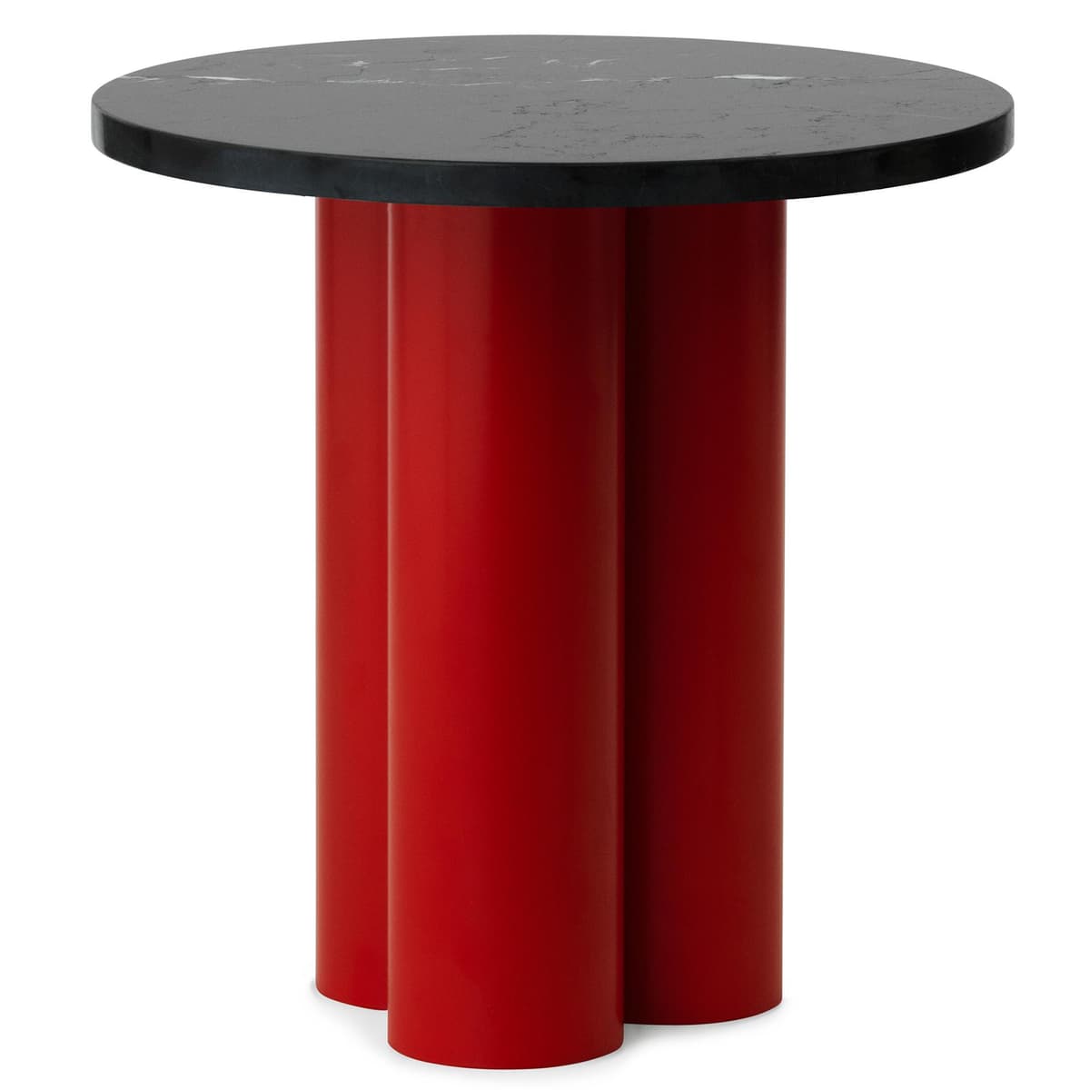 Normann Copenhagen Dit Bijzettafel Bright Red Nero Marquina - afbeelding 1