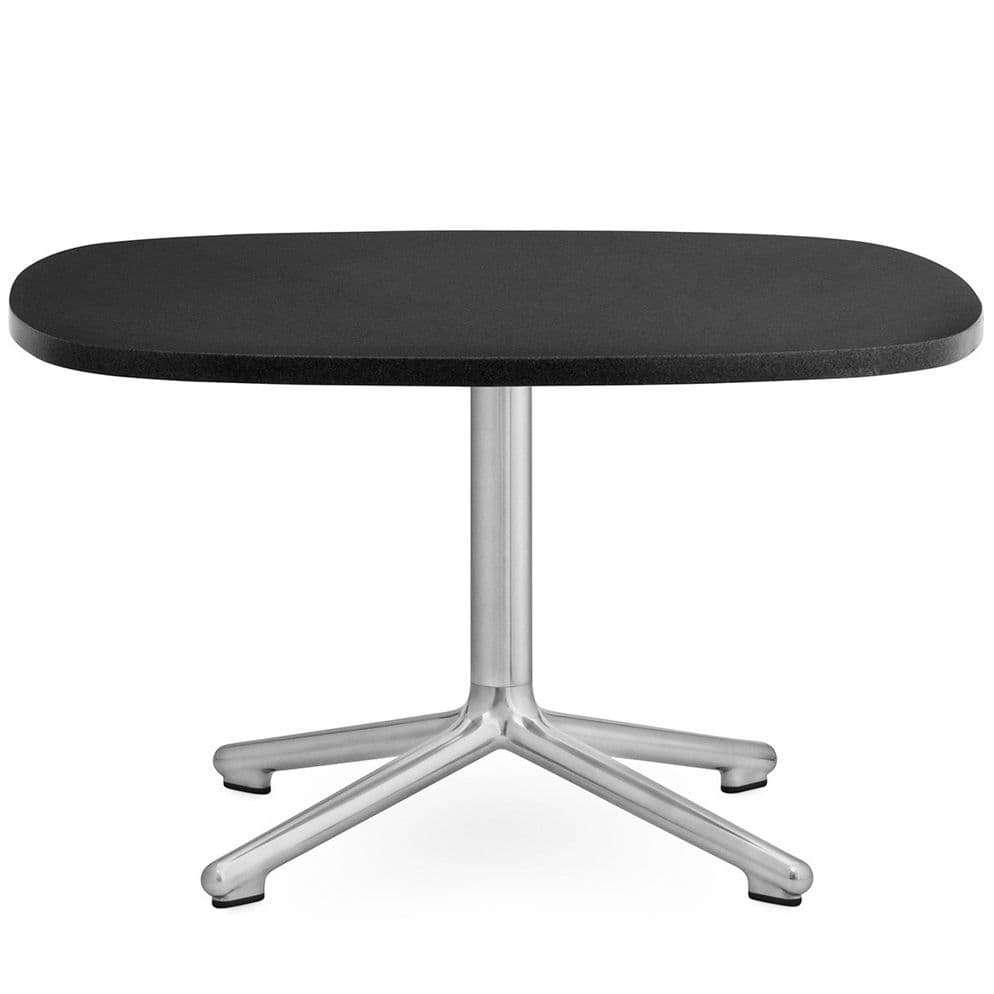 Normann Copenhagen Era Salontafel 67x66 Met Aluminium Onderstel Zwart