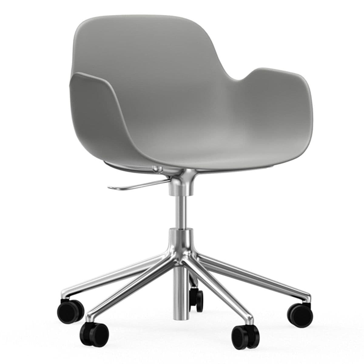 Normann Copenhagen Form Armchair Bureaustoel Met Aluminium Onderstel Grijs - afbeelding 1