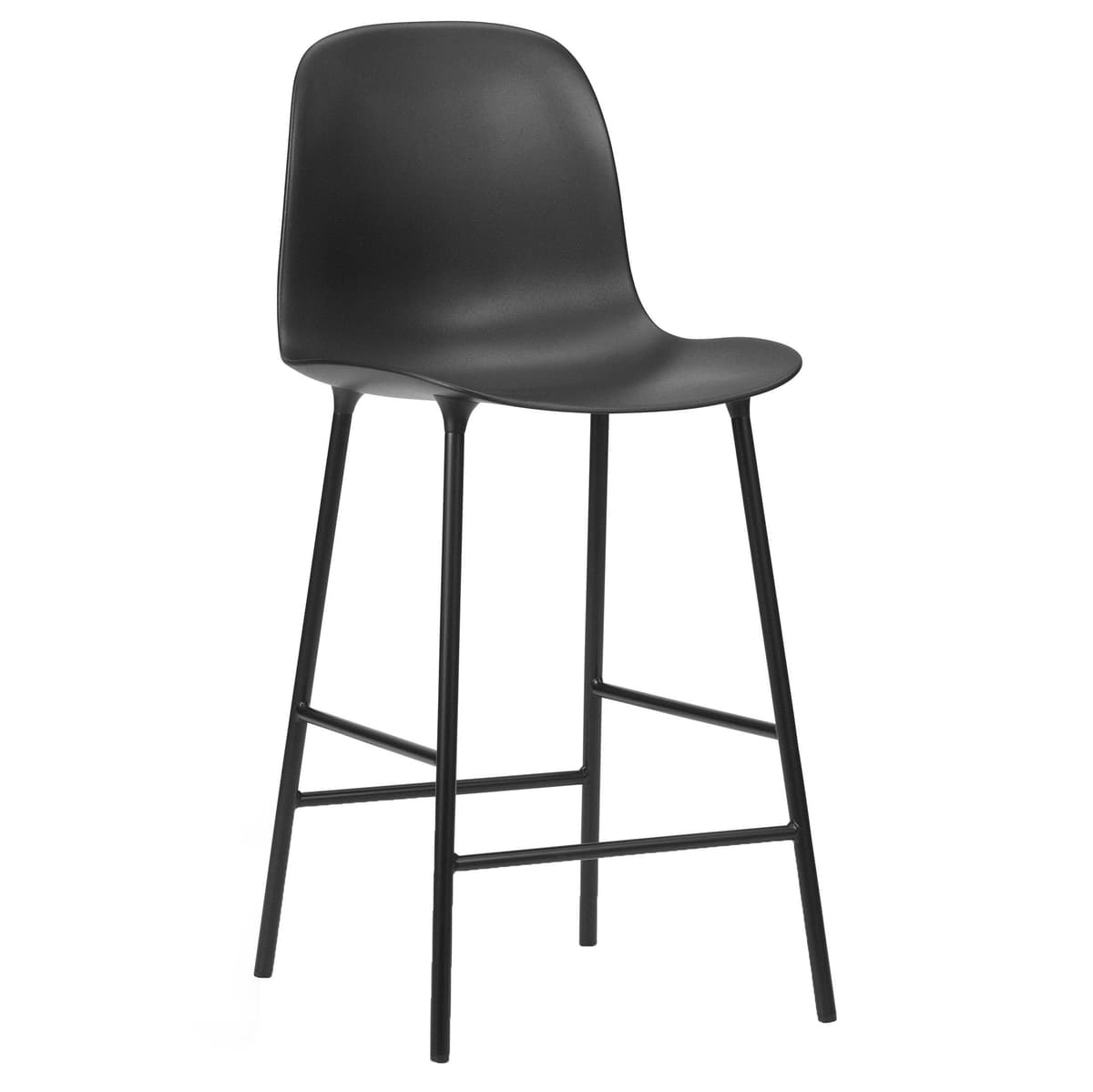 Normann Copenhagen Form Bar Chair Barkruk 65cm Zwart