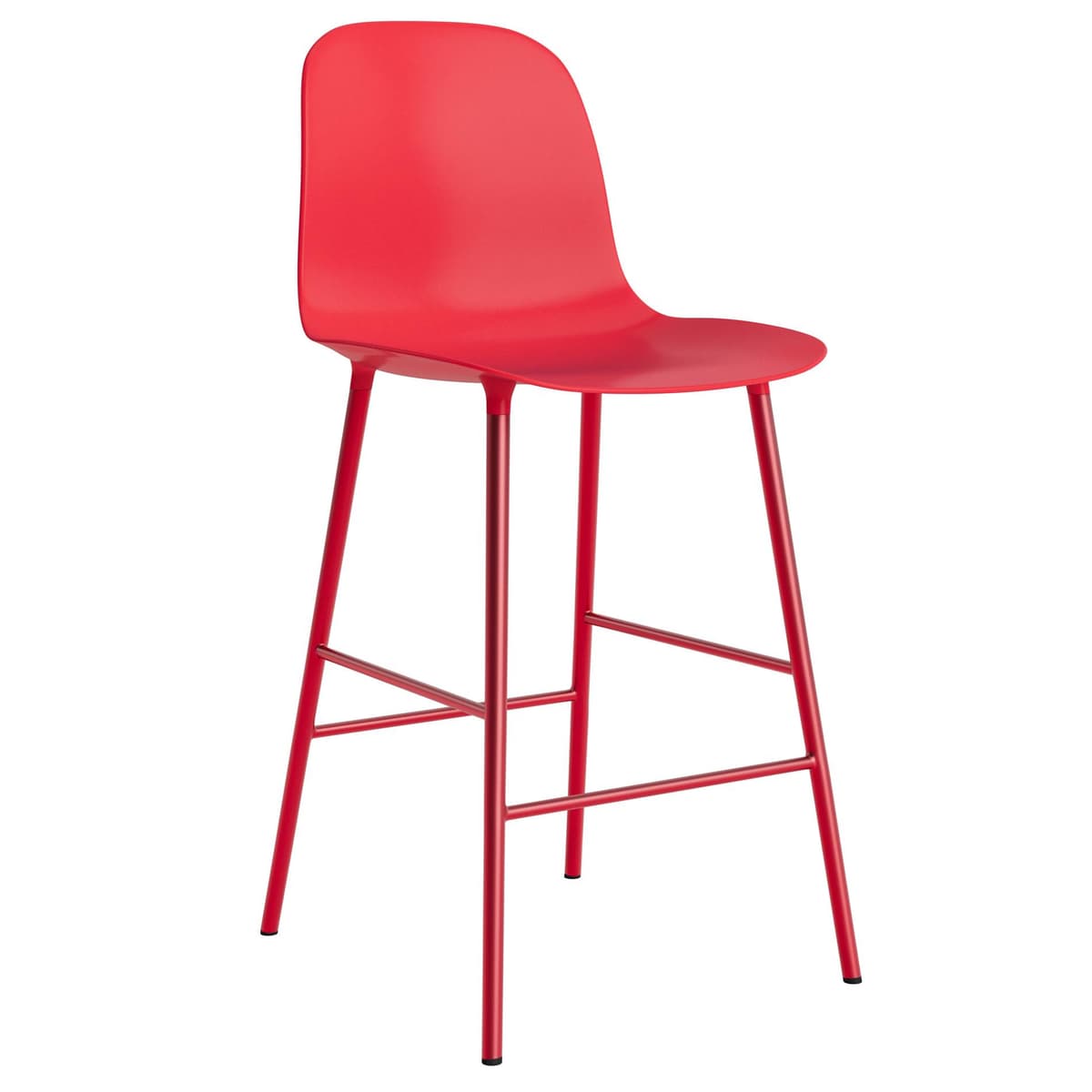 Normann Copenhagen Form Bar Chair Barkruk 65cm Felrood