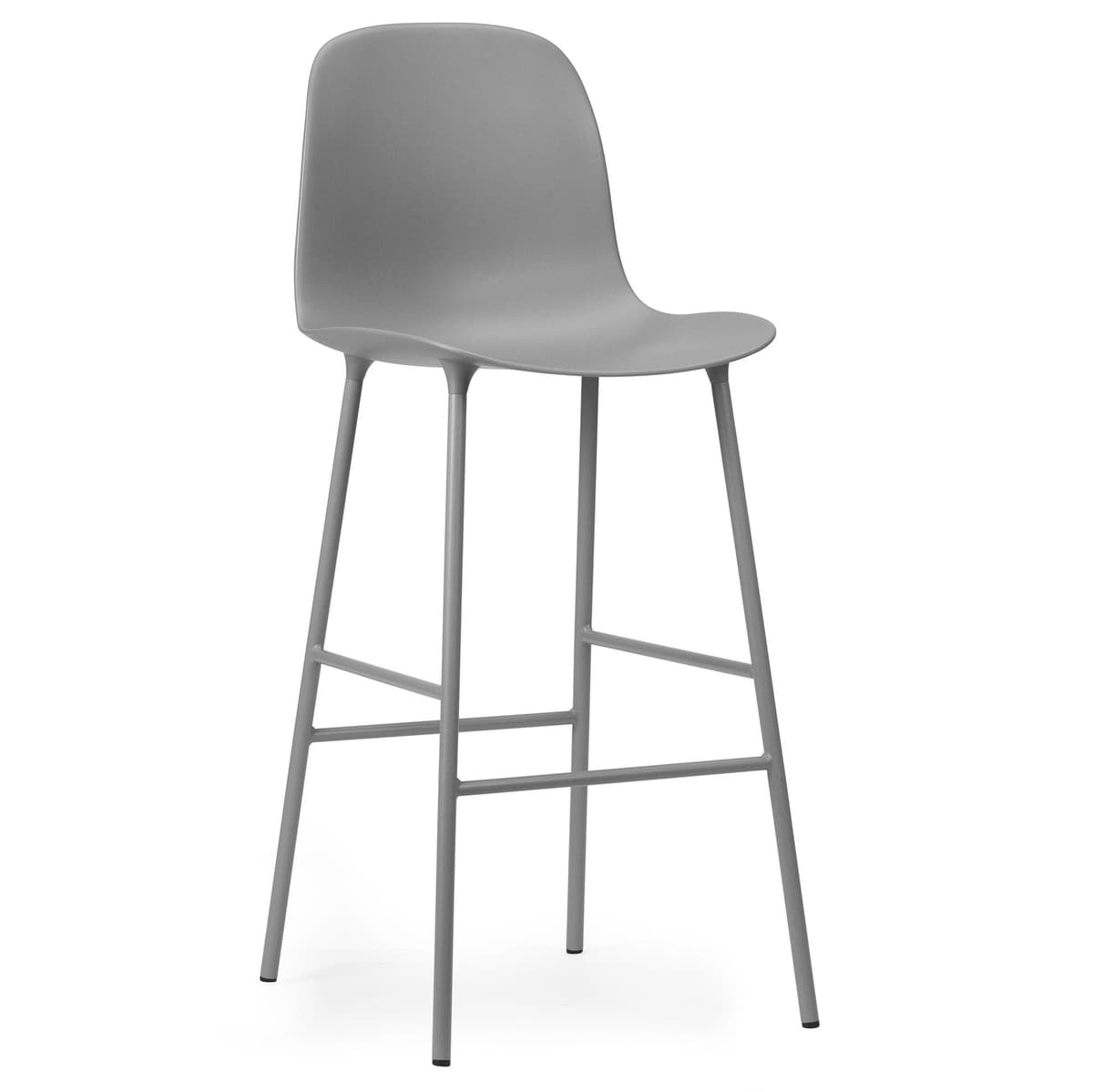 Normann Copenhagen Form Bar Chair Barkruk 75cm Grijs