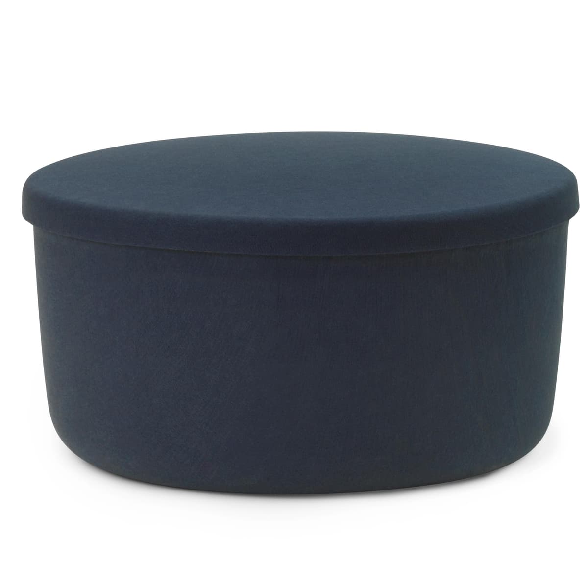 Normann Copenhagen Hide Opbergdoos Large Staal Blauw