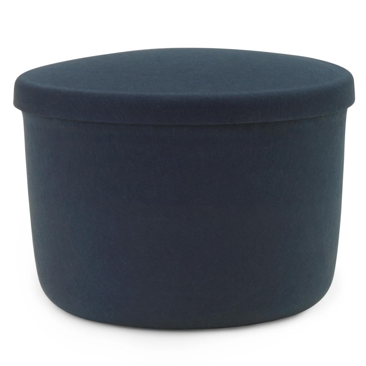 Normann Copenhagen Hide Opbergdoos Small Staal Blauw