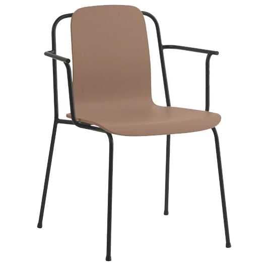Normann Copenhagen Studio Chair Stoel Met Armleuningen Bruin - afbeelding 1