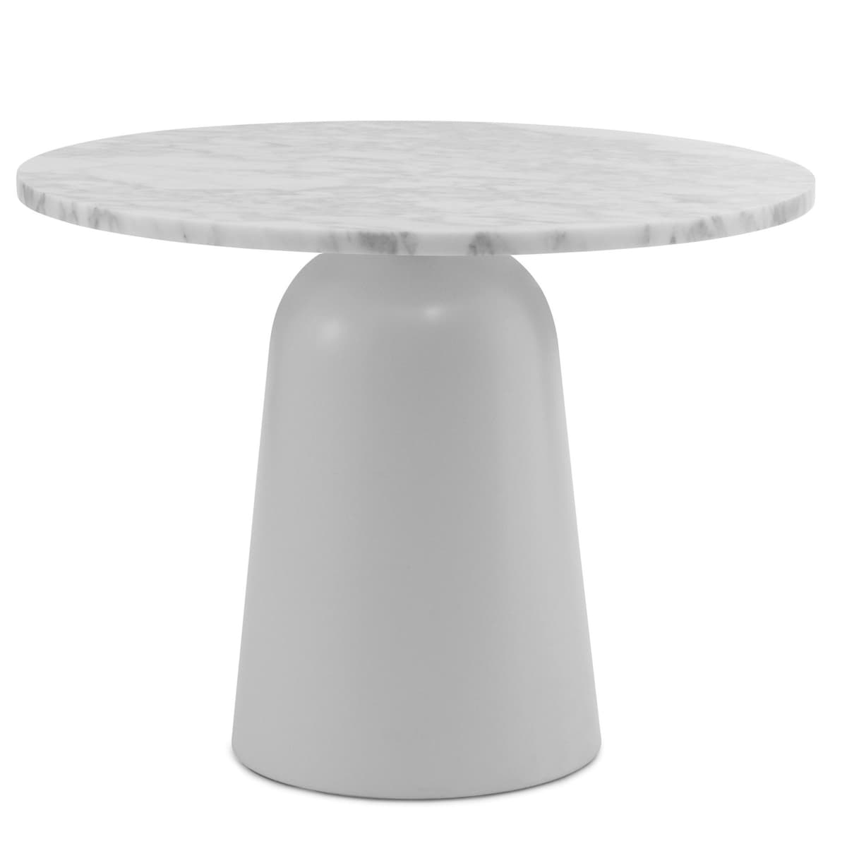 Normann Copenhagen Turn Table Marble Bijzettafel White - afbeelding 1