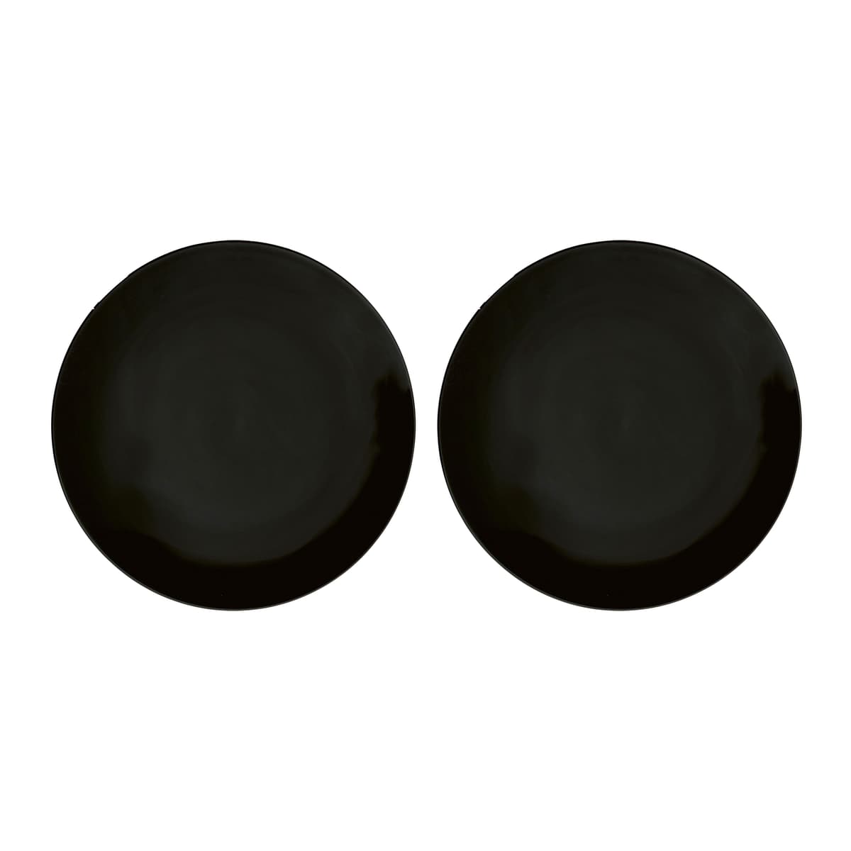 Serax Dé Tableware By Ann Demeulemeester Dinerbord Ø24 Set Van 2 Black