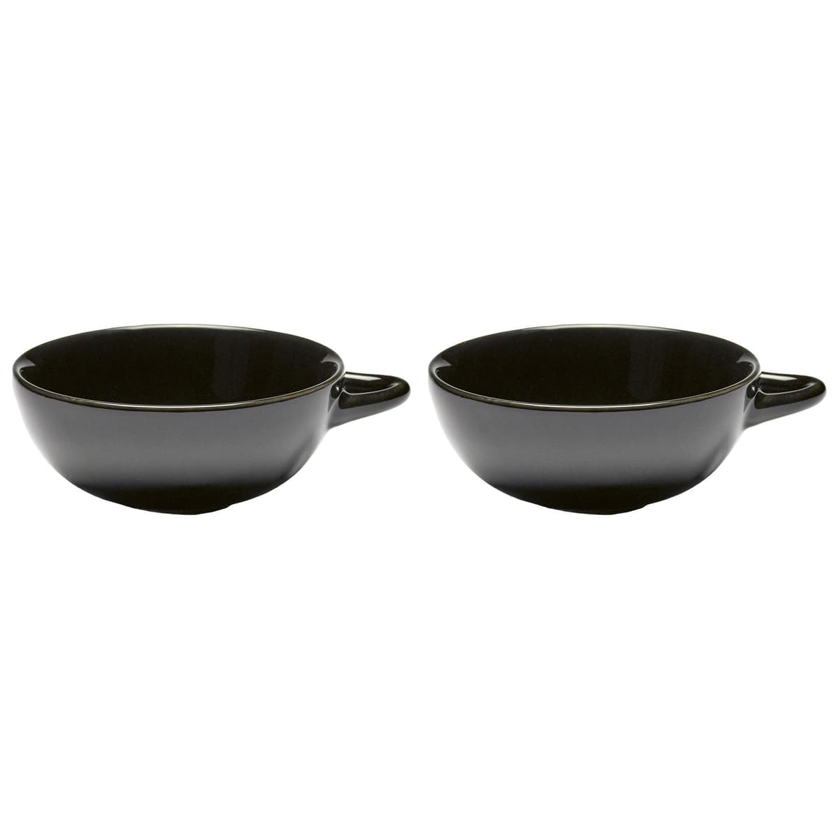 Serax Dé Tableware By Ann Demeulemeester Mok 8cl Set Van 2 Black