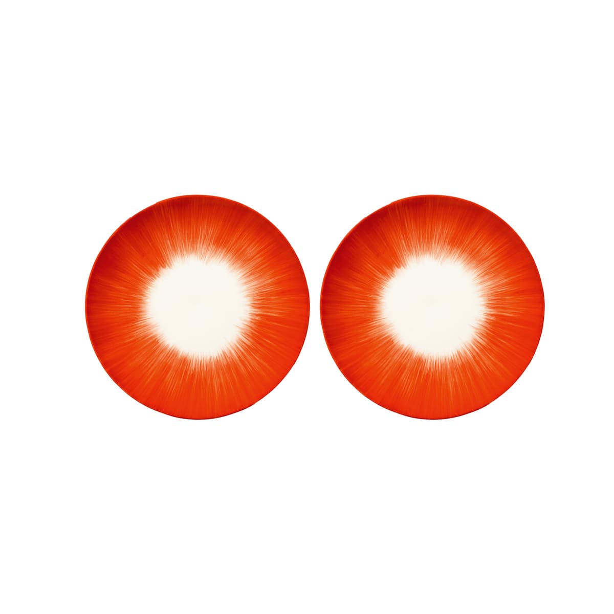 Serax Dé Tableware By Ann Demeulemeester Ontbijtbord Ø17,5 Set Van 2 White/Red 5