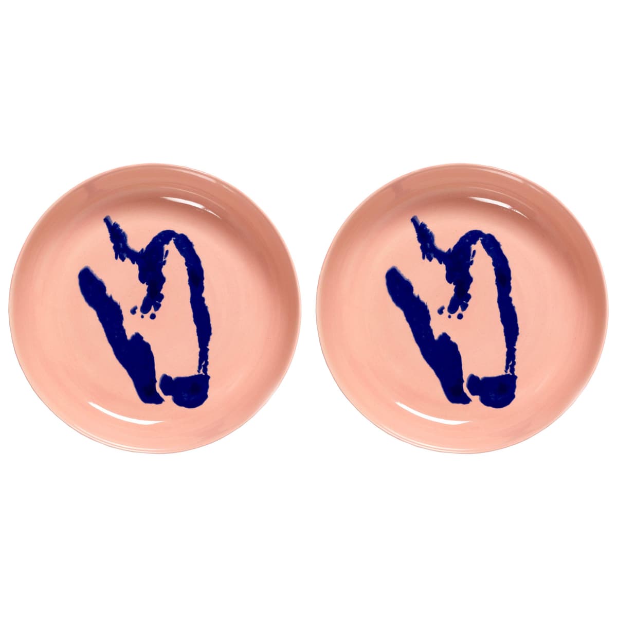 Serax Feast By Ottolenghi Diep BordØ22 Set Van 2 Pink/Blue Pepper