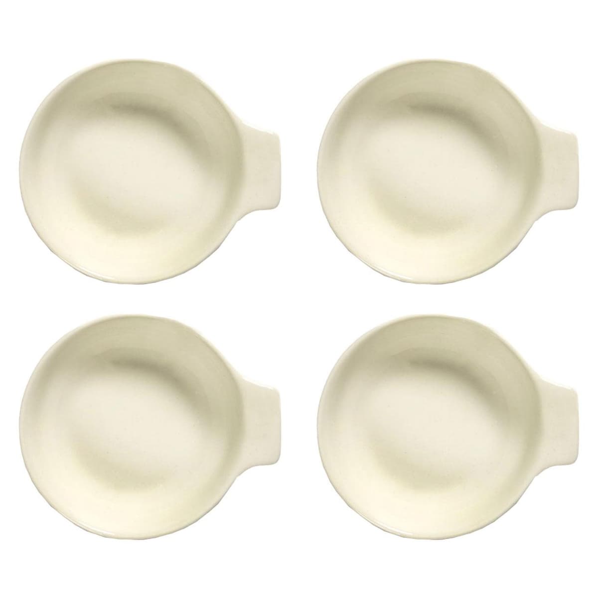 Serax Feast By Ottolenghi Tapassschaal 7,5x9 Set Van 4 White/Red Stripes