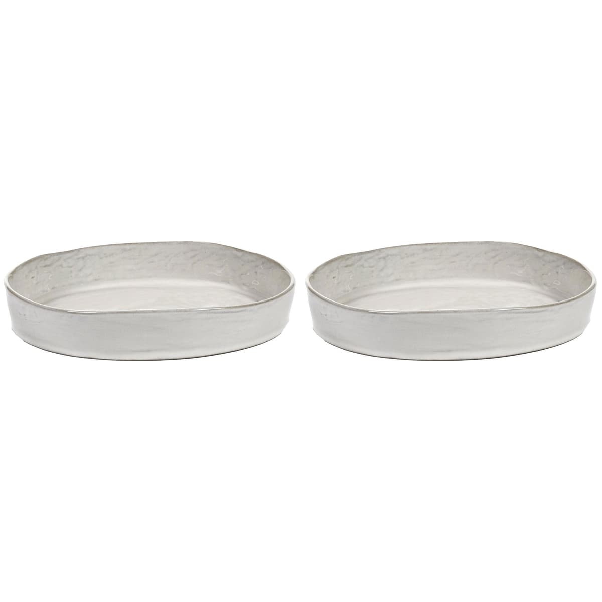 Serax La Mère By Marie Michielssen Diep Bord Ø23 Set Van 2 Off-White