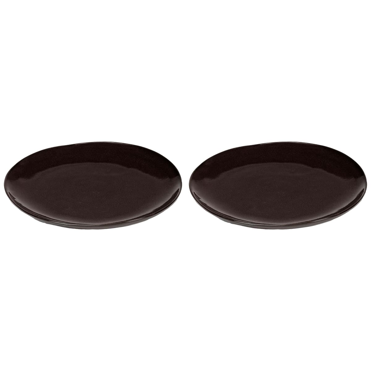 Serax La Mère By Marie Michielssen Dinerbord Ø25 Set Van 2 Dark Brown