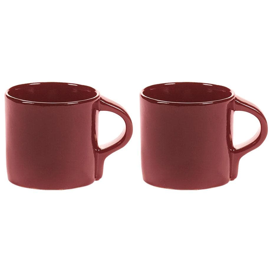 Serax La Mère By Marie Michielssen Mok 11cl Set Van 2 Venetian Red