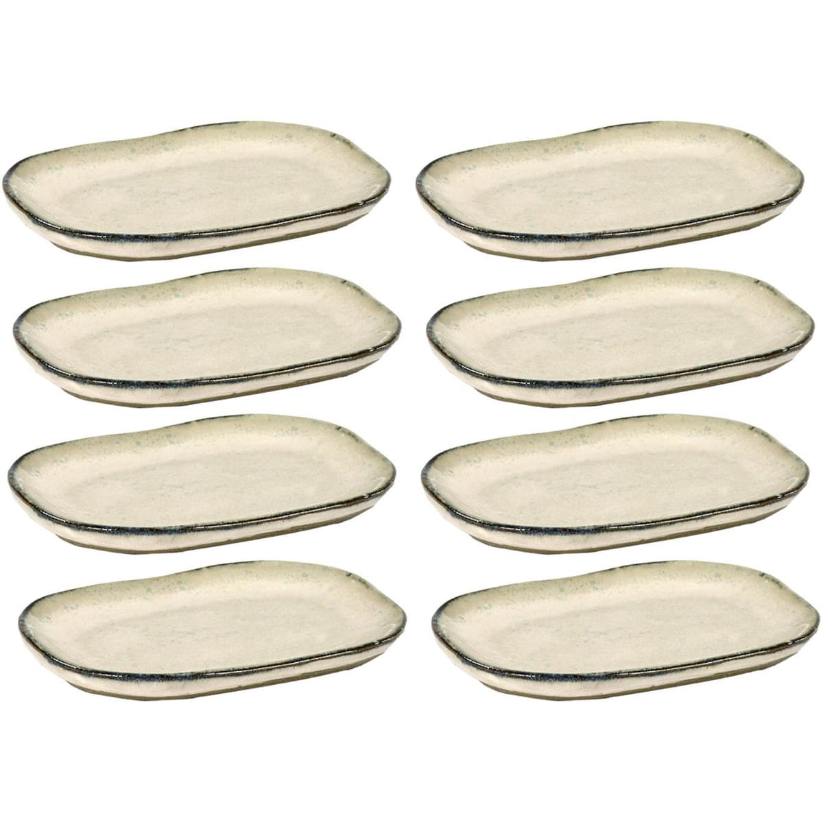 Serax La Nouvelle Table By Merci Gebaksbordje 6,5x9,8 Set Van 8 Off-White