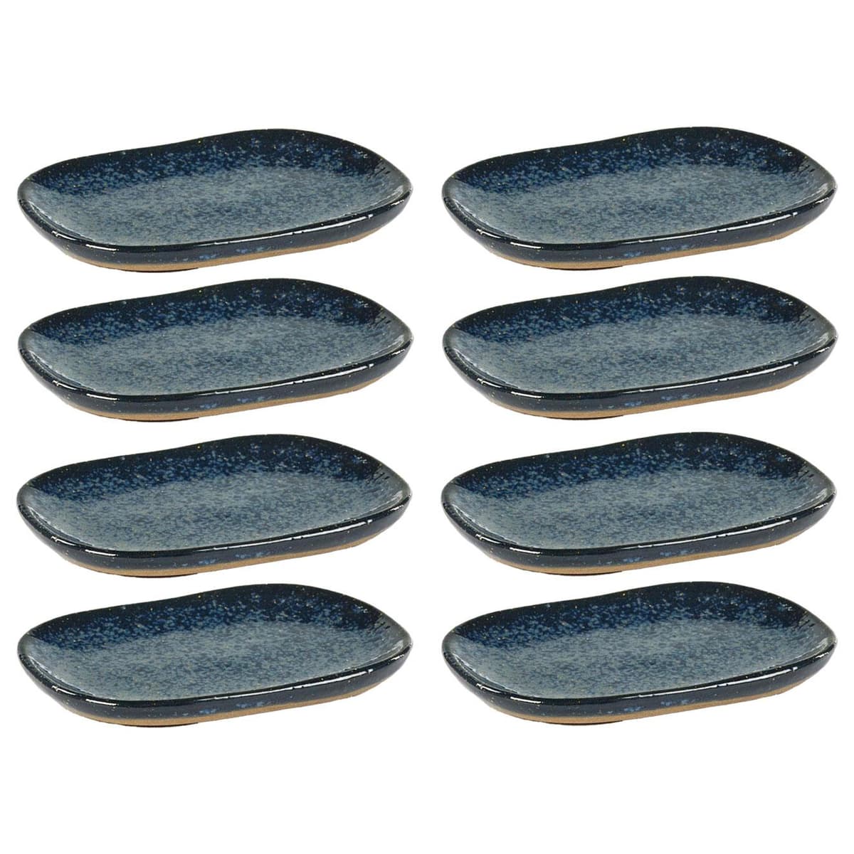 Serax La Nouvelle Table By Merci Gebaksbordje 6,5x9,8 Set Van 8 Blue/Grey