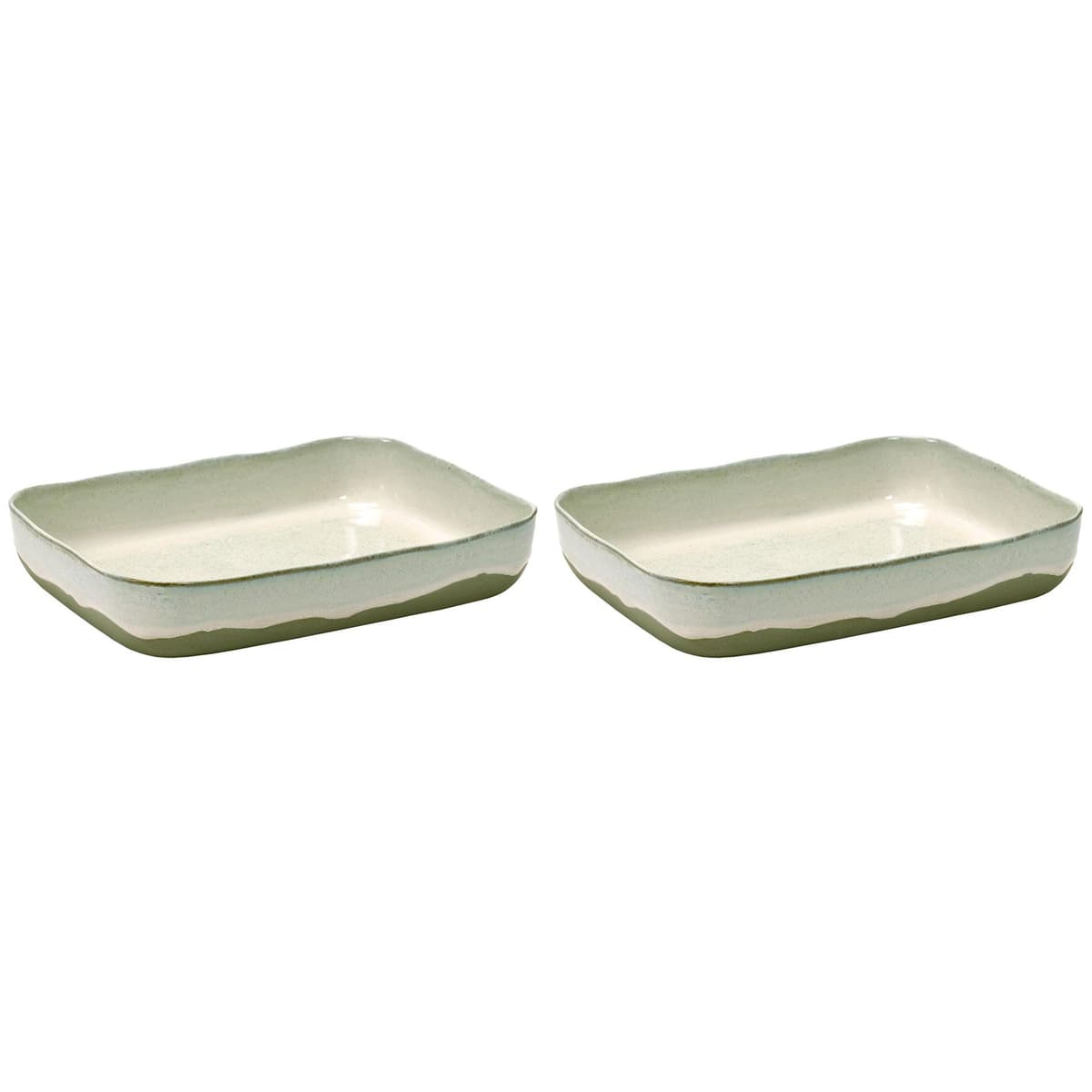 Serax La Nouvelle Table By Merci Ovenschaal Set Van 2 Off-White