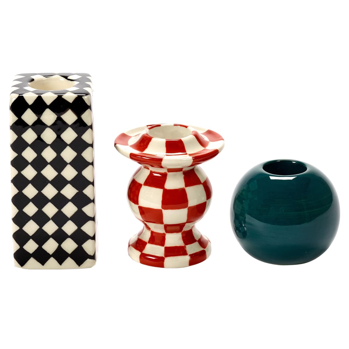 Serax Les Objets Mouleversants By Wouters&Hendrix Kandelaar Set Van 3