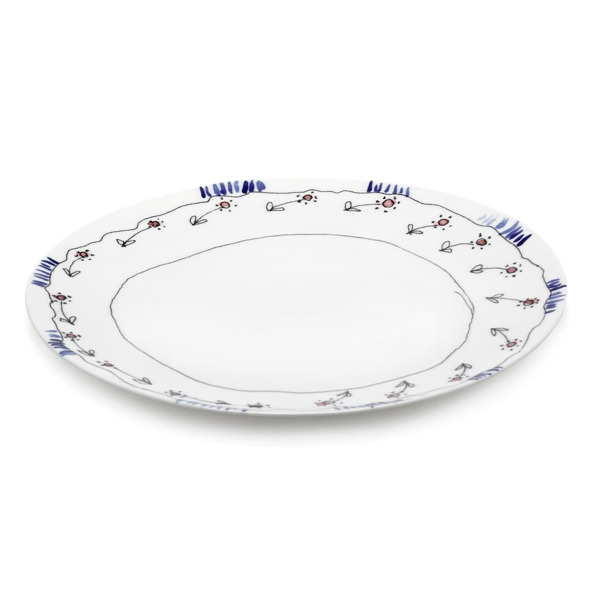 Serax Midnight Flowers By Marni Anemone Milk DinerbordØ24