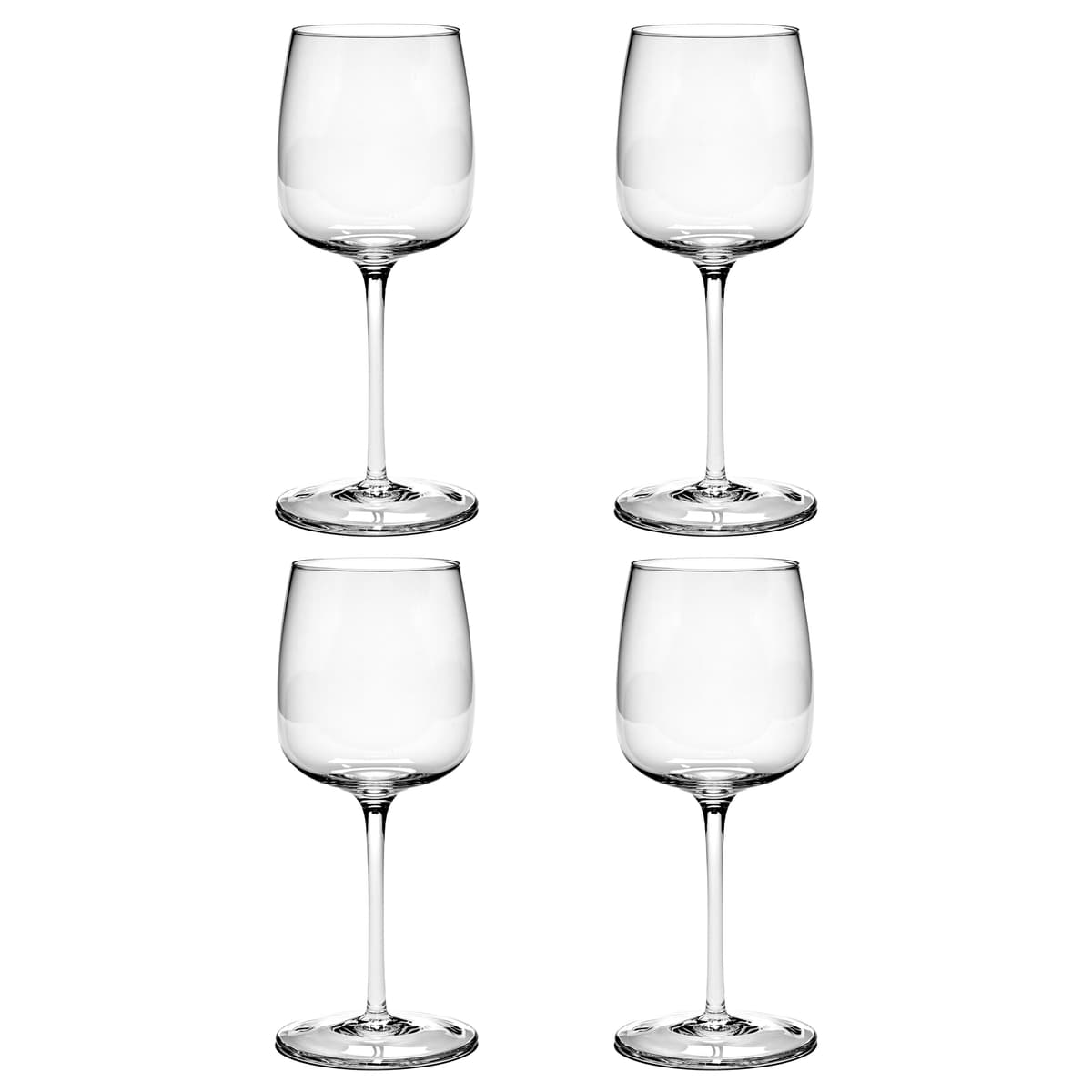 Serax Passe-Partout By Vincent Van Duysen Witte Wijnglazen Set Van 4