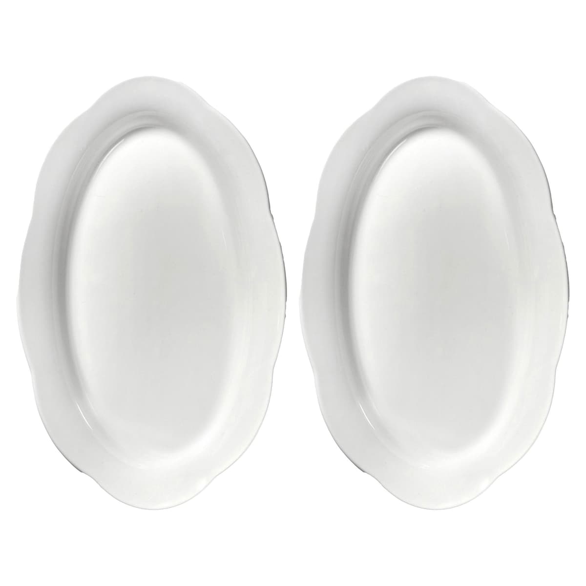 Serax Silhouette By Sergio Herman Serveerschaal Hoog M Set Van 2