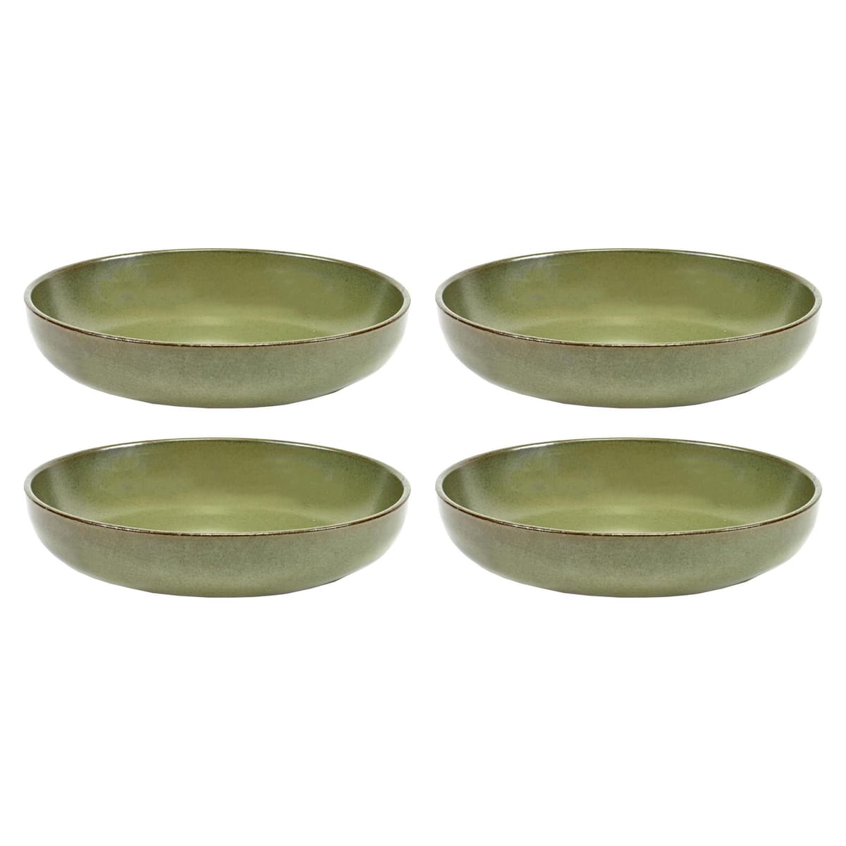 Serax Surface By Sergio Herman Diep BordØ19 Set Van 4 Camo Green