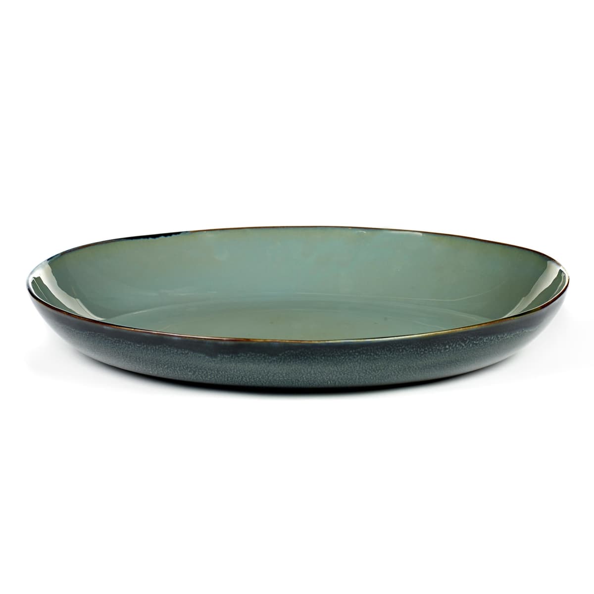 Serax Terres De Rêves By Anita Le Grelle Serveerschaal Ø35,5 Smokey/dark Blue - afbeelding 1