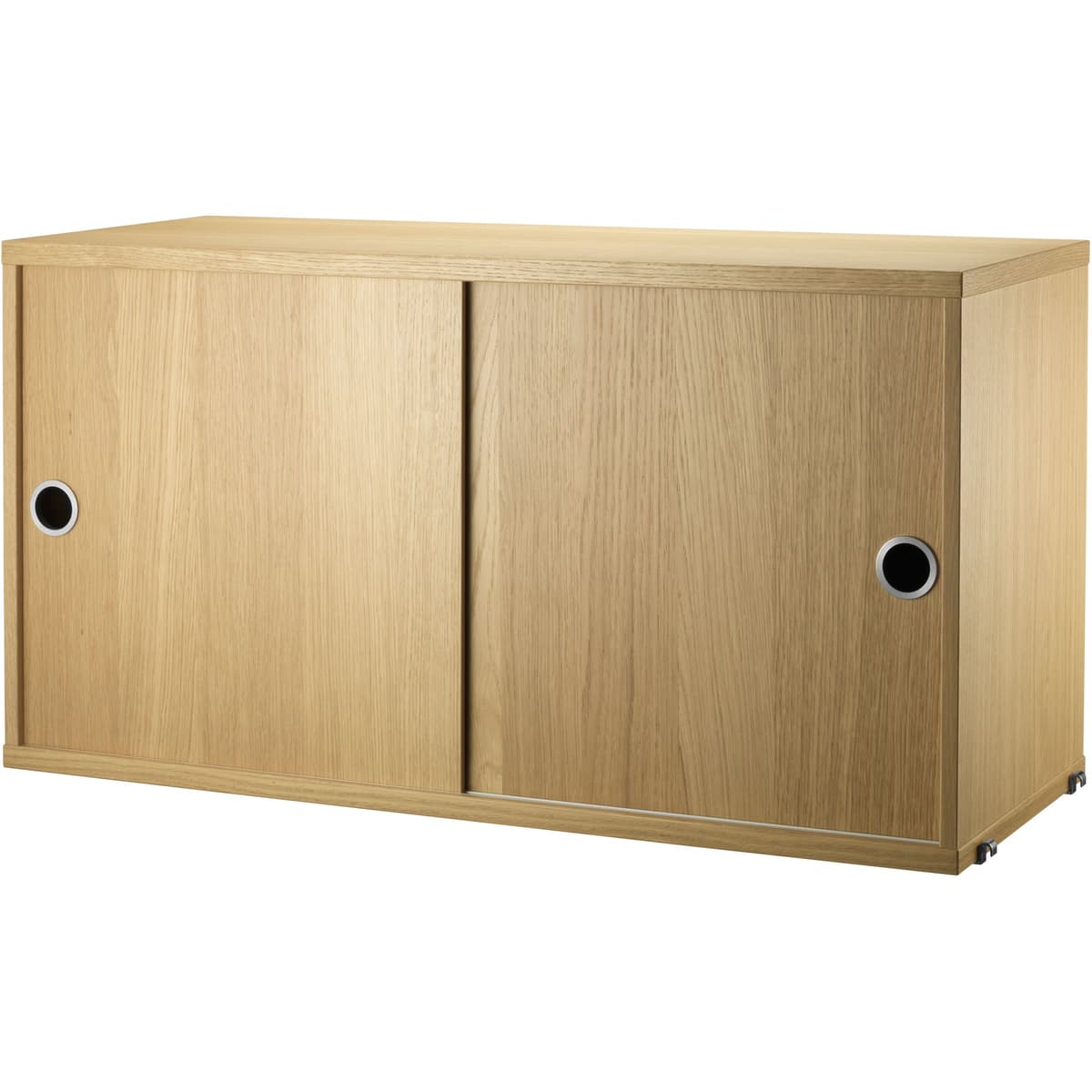 String Furniture Kast Met Schuifdeur 78 X 30 X 42 Cm Eiken