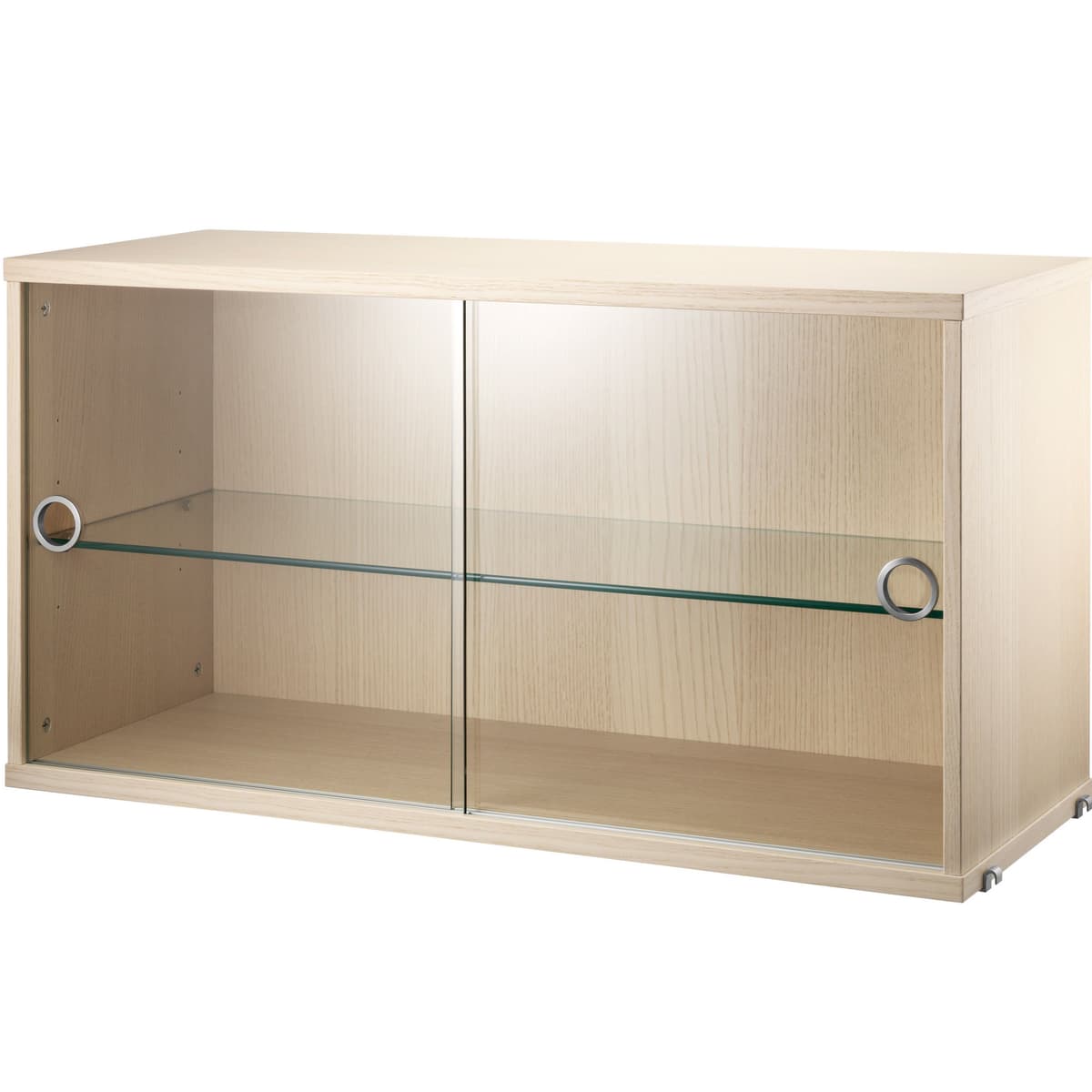 String Furniture Vitrinekast 78 X 30 X 42 Cm Naturel Essen