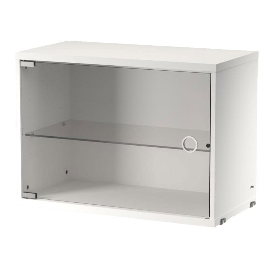 String Furniture Display Cabinet With Swing Glass Door Wit