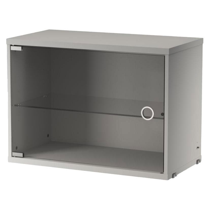 String Furniture Display Cabinet With Swing Glass Door Grijs