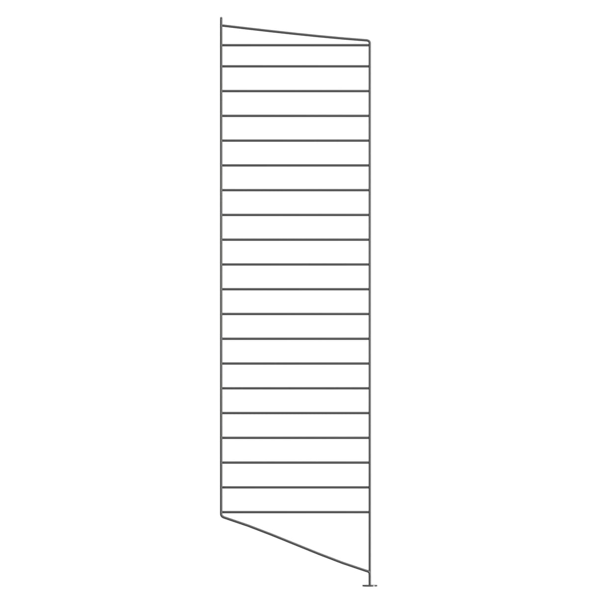 String Furniture Floor Side Panel 2-pack 115 X 30 Cm Donkergrijs