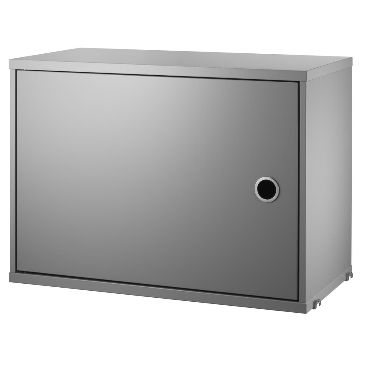 String Furniture Kast Met Openslaande Deur 58x42x30cm Grijs