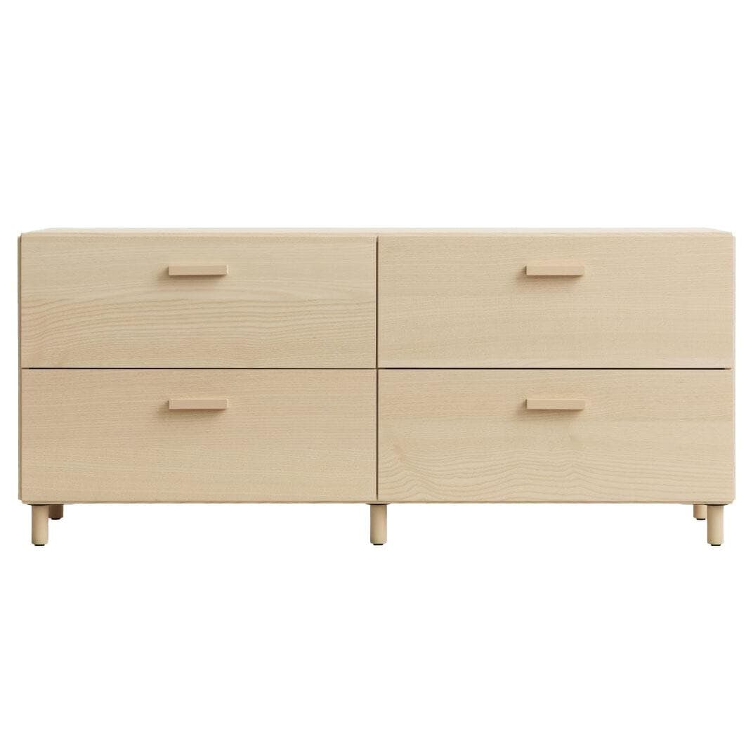 String Furniture Relief Low Ladekast 123x46,6 Essen