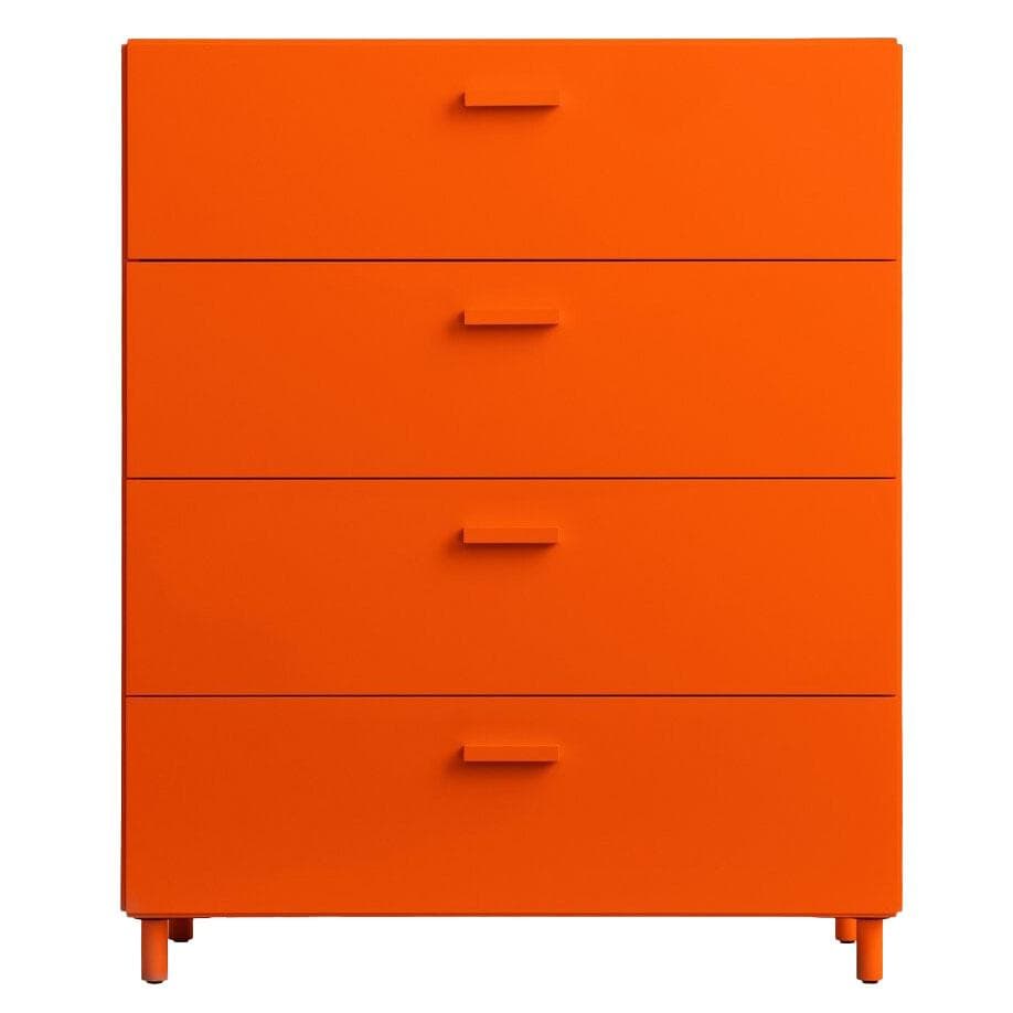 String Furniture Relief Wide Ladekast 82x92,5 Oranje