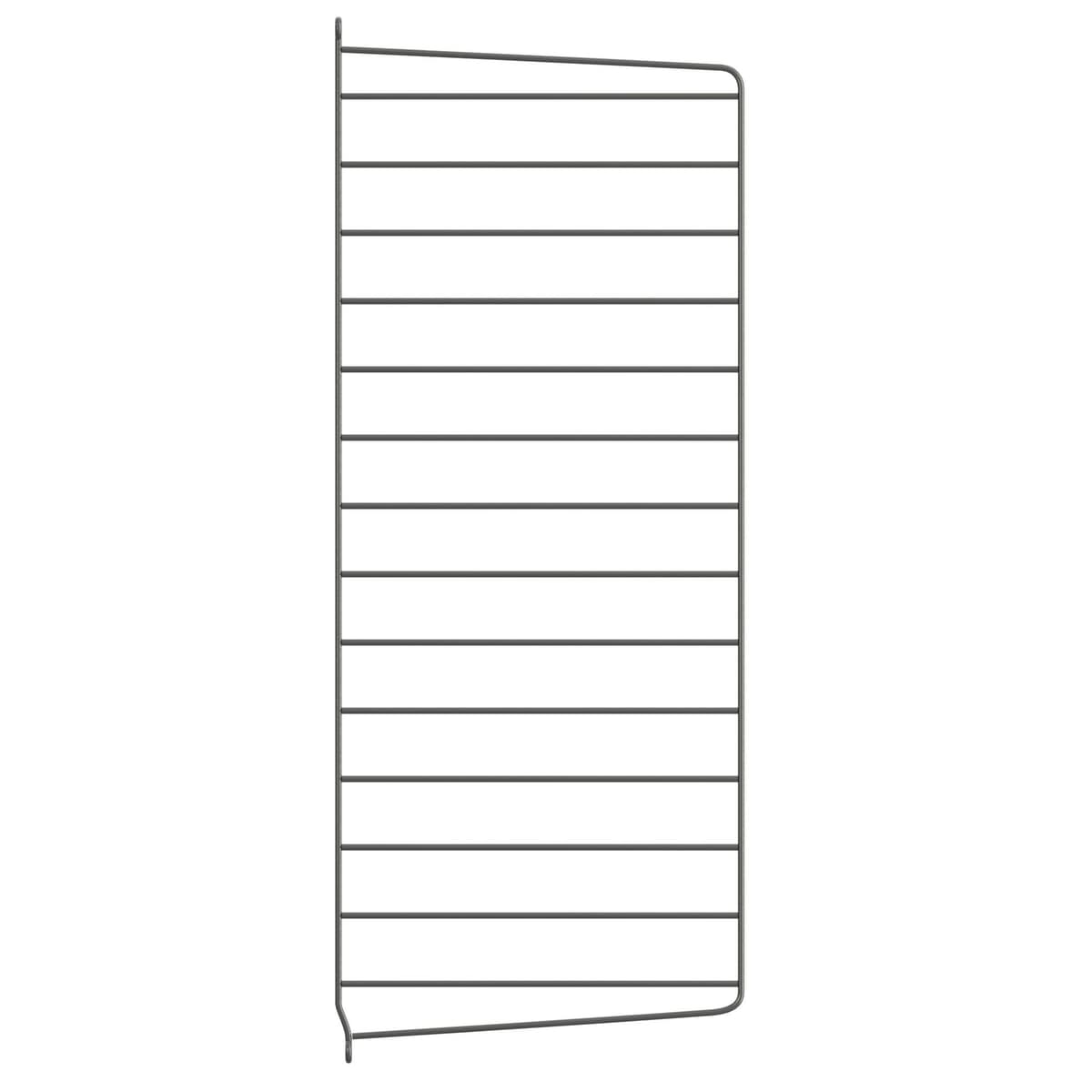 String Furniture Wall Side Panel 2-pack 30 X 75 Cm Donkergrijs