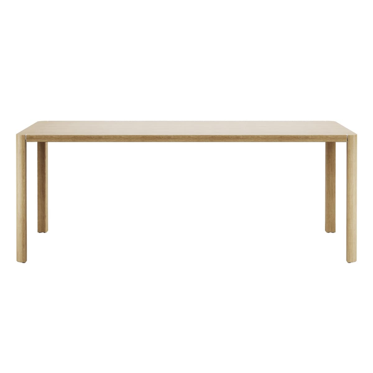 Thonet 1140 Eettafel 200x100 Eiken Transparant Gelakt - afbeelding 1