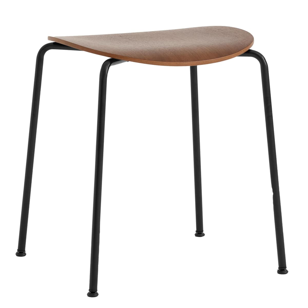 &tradition Pavilion AV36 Kruk H46 Plastic Glijders Gelakt Walnoot