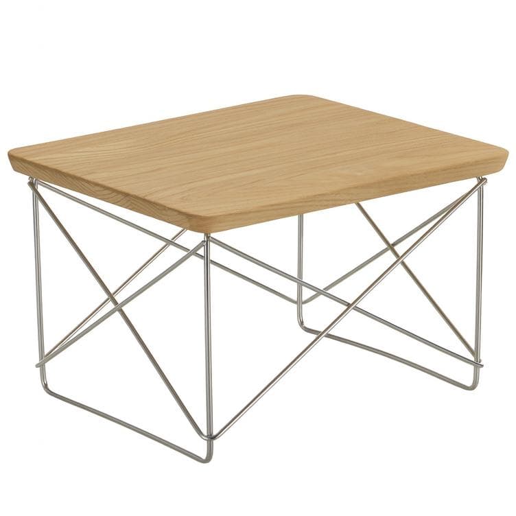 Vitra Occasional LTR Salontafel Chrome Onderstel Chestnut - afbeelding 1