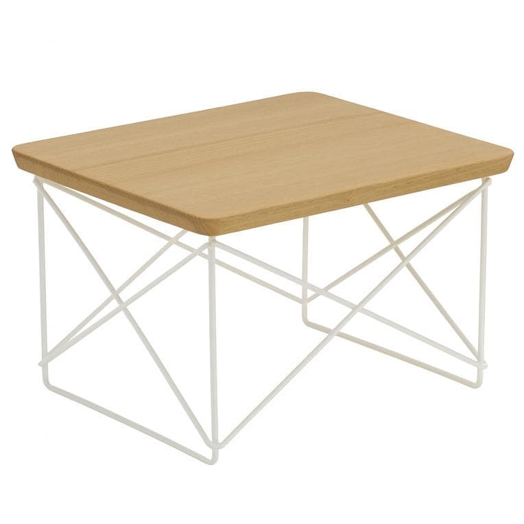 Vitra Occasional LTR Salontafel Wit Onderstel Chestnut - afbeelding 1