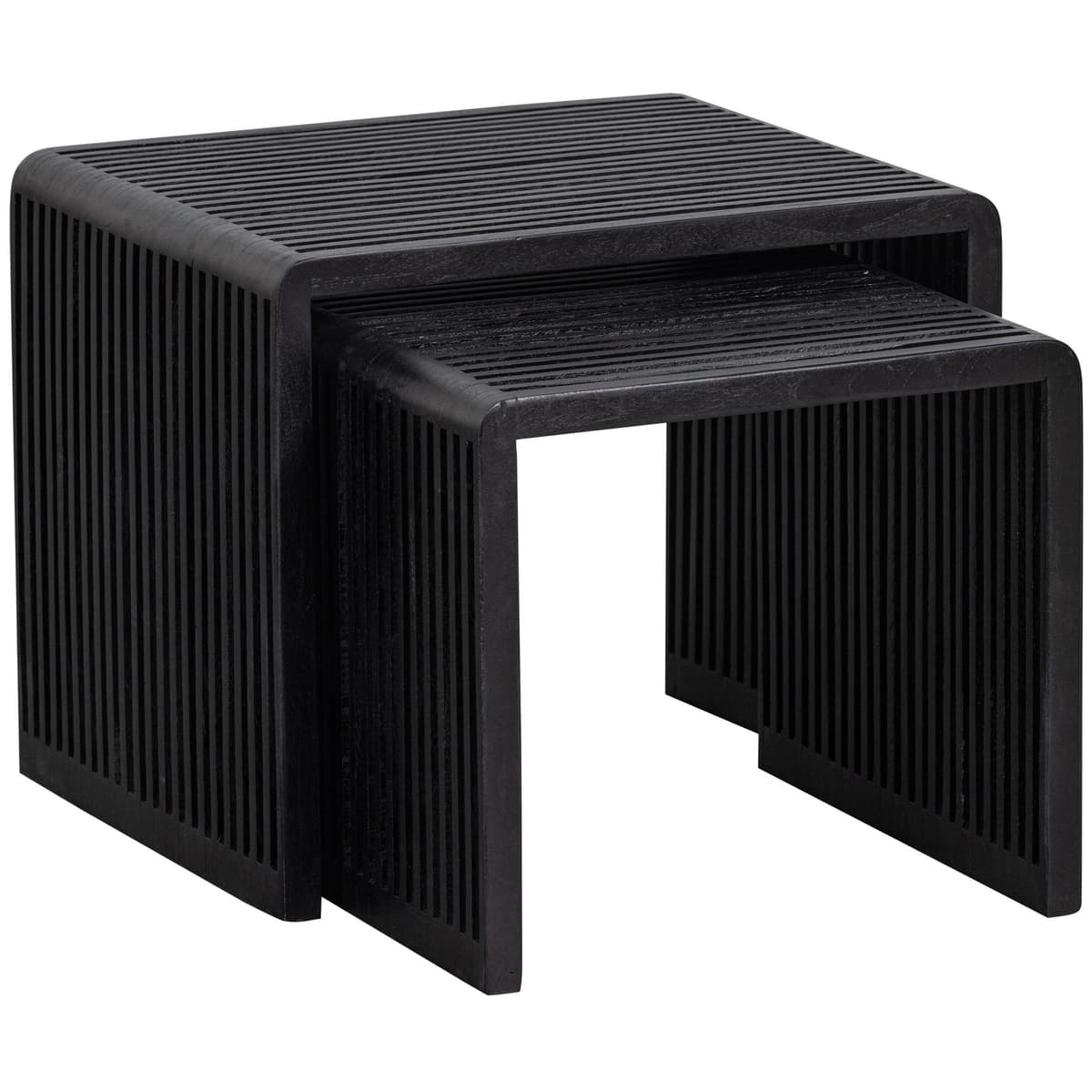 WOOOD Willa Bijzettafel Set Van 2 Recycled Teak