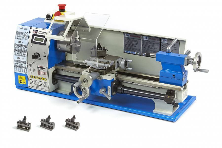 HBM 230V Vario metaaldraaibank met A0 snelwisselhouder