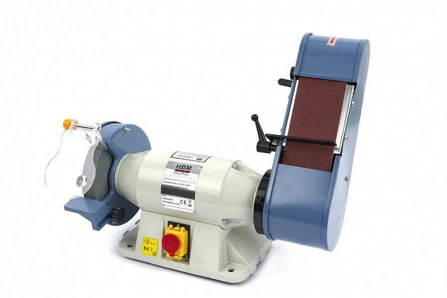 HBM 200 mm slijpmachine en bandschuurmachine - afbeelding 1
