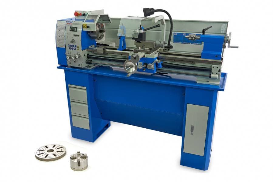 HBM 230V PROFI variabele metaaldraaibank - afbeelding 1