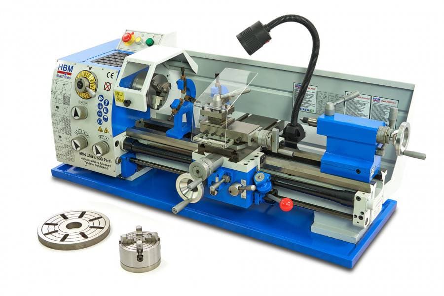 HBM 230V PROFI metaaldraaibank (280 x 600) - afbeelding 1