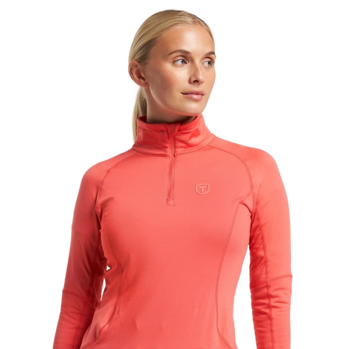 Tenson Txlite Half Zip Ski Pully Dames Koraal M/38