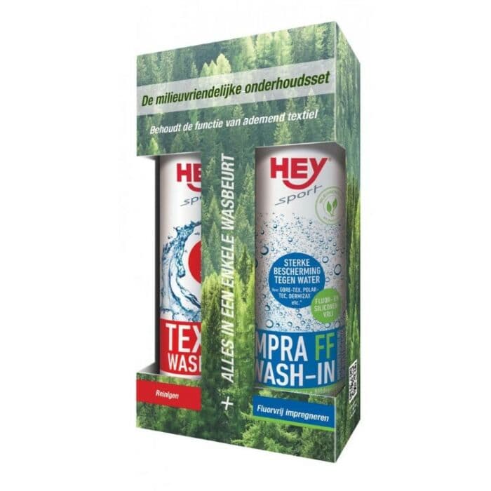 Hey Wasmiddel + Impregneer Wasmiddel 2 In 1 Set Onderhouds Artikel Wit 1