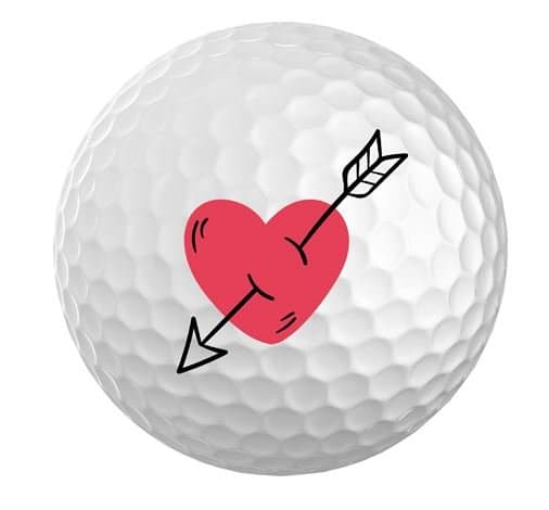 JUMBO SPORTS Valentine Golfbal